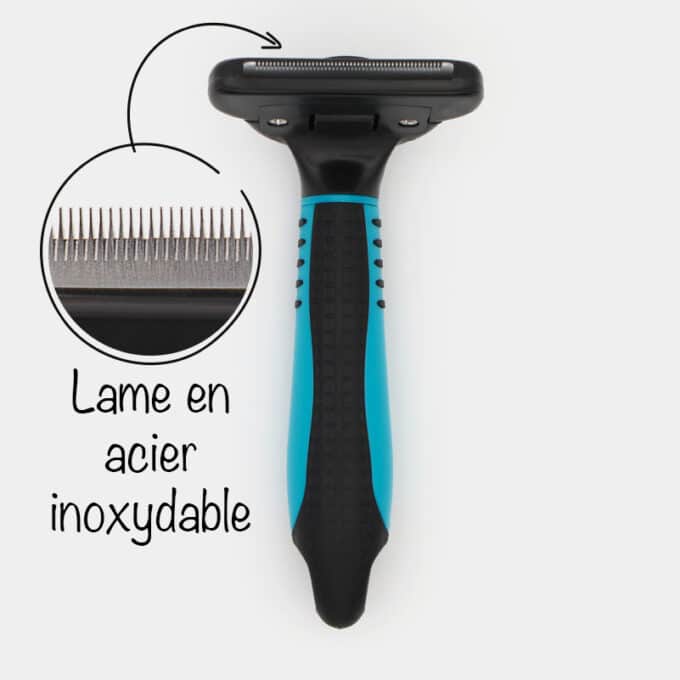 brosse-carde-anti-mue-toilettage-chat-petit-chien-trixie-4 Brosse carde anti-mue de toilettage pour chat et petit chien