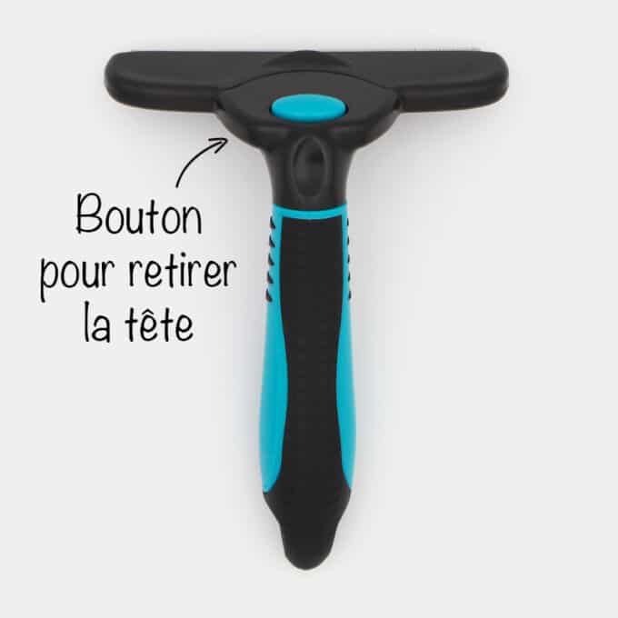 brosse-carde-anti-mue-toilettage-grand-chien-trixie-4 Brosse carde anti-mue de toilettage pour grand chien