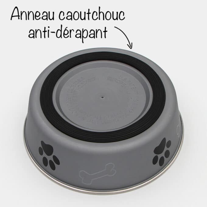 gamelle-alimentation-acier-inoxydable-chien-trixie-5 gamelle anti-glouton chien Trixie en acier inoxydable