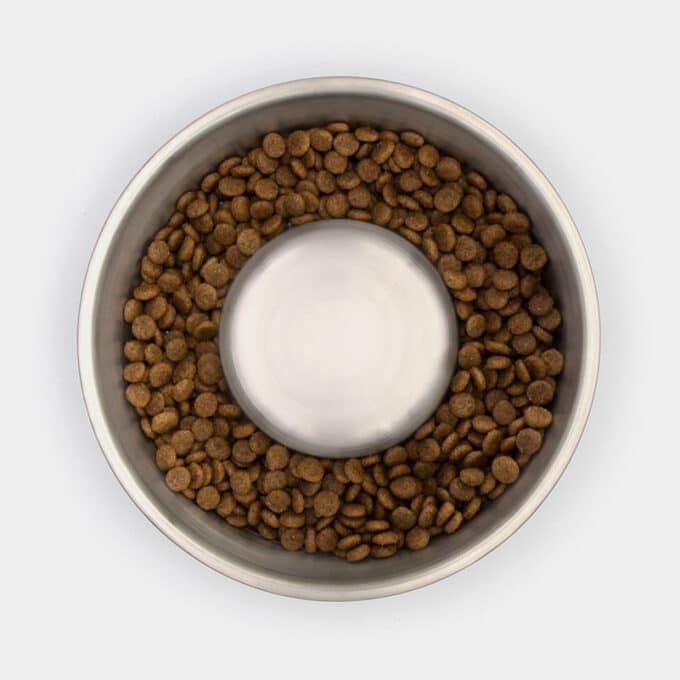 gamelle anti-glouton chien Trixie en acier inoxydable