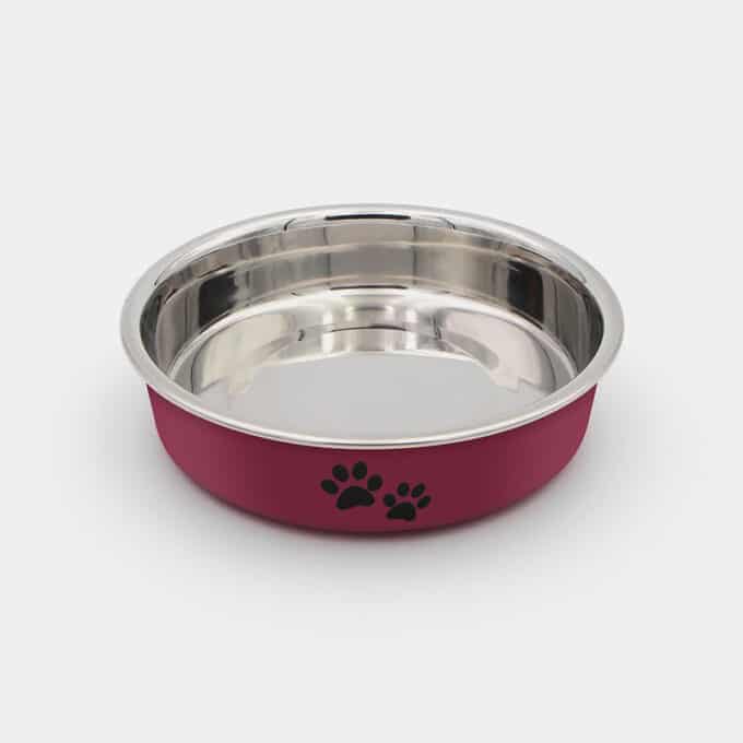 gamelle-bol-anti-derapant-acier-inoxydable-chat-trixie-3 Gamelle pour chat en acier inoxydable Trixie anti-dérapante