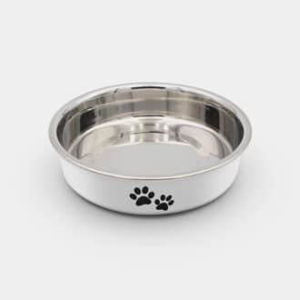 Gamelle pour chat en acier inoxydable Trixie anti-dérapante