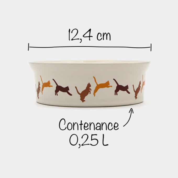 Gamelle céramique pour chat
