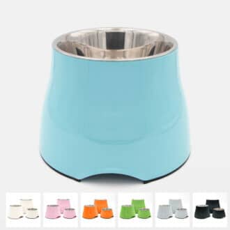 Gamelle surélevée pour chien à longues oreilles et souffrant d'arthrose