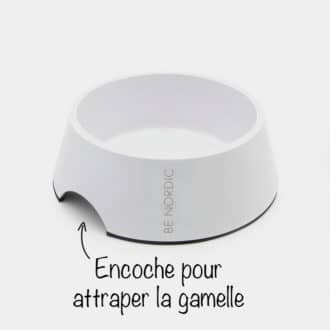 Gamelle pour chat Trixie Be Nordic anti-dérapante avec bol amovible