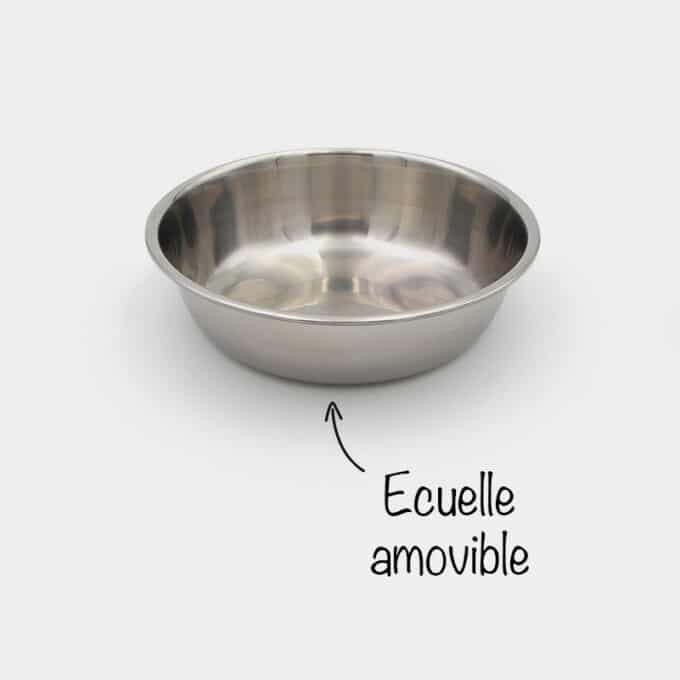 Gamelle pour chat Trixie Be Nordic anti-dérapante avec bol amovible