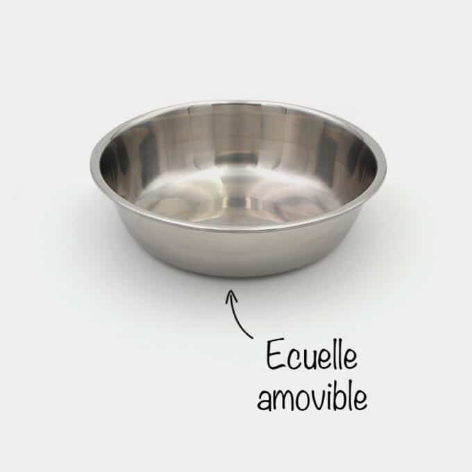 Gamelle pour chien Trixie Be Nordic anti-dérapante avec bol amovible