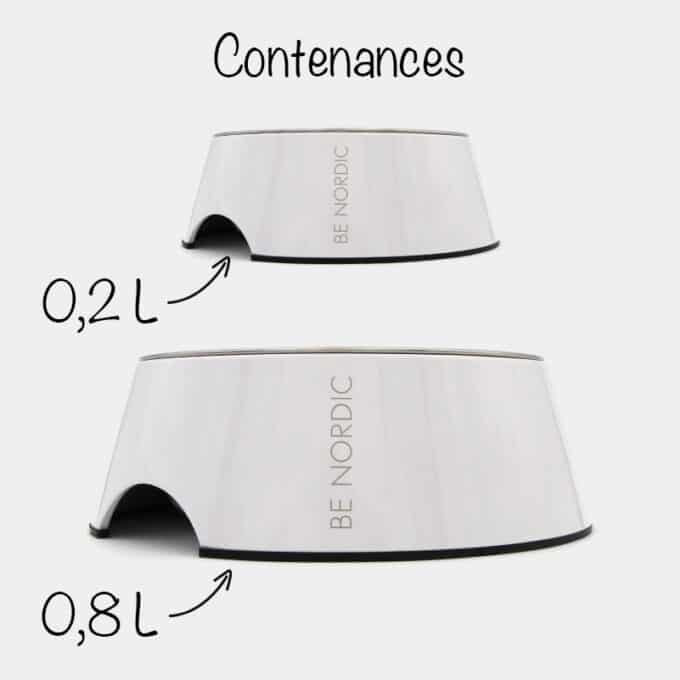 Gamelle pour chien Trixie Be Nordic anti-dérapante avec bol amovible