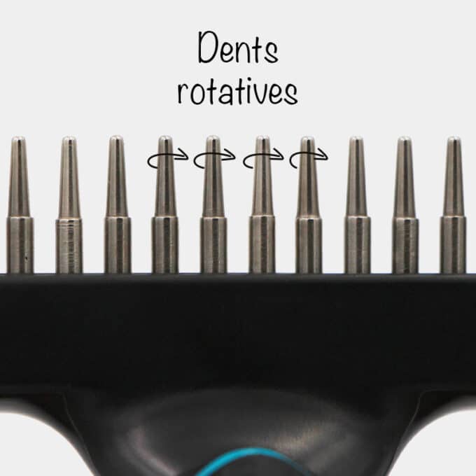 Peigne de toilettage râteau démêleur Trixie pour le chat et le chien