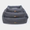 Couchage lit panier coussin confortable, moelleux, déhoussable et lavable pour chien et chat