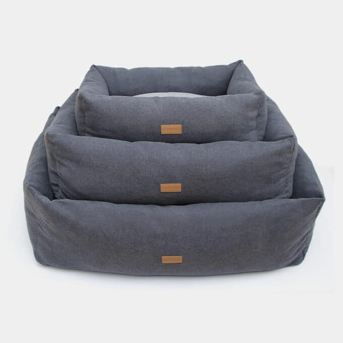 Couchage lit panier coussin confortable, moelleux, déhoussable et lavable pour chien et chat
