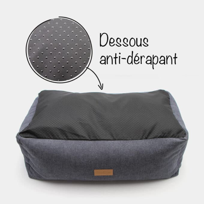 Couchage lit panier coussin confortable, moelleux, déhoussable et lavable pour chien et chat