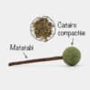 jouet-baton-matatabi-catnip-cataire-herbe-chat-chaton-4 jouet herbe à chat balle de cataire et bâton de matatabi