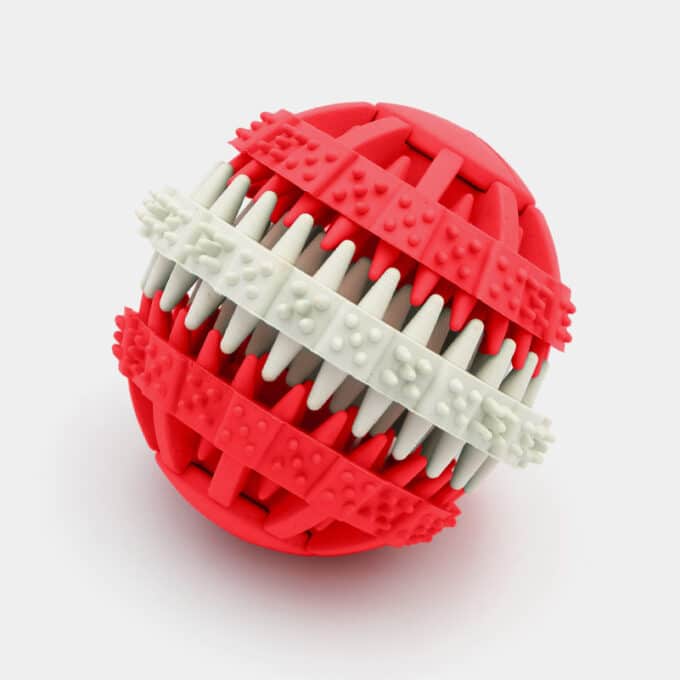 jouet-jeu-alimentaire-balle-croquettes-chien-chiot-antiglouton-2 jouet alimentaire anti glouton balle distributrice de croquettes pour le chien et le chiot