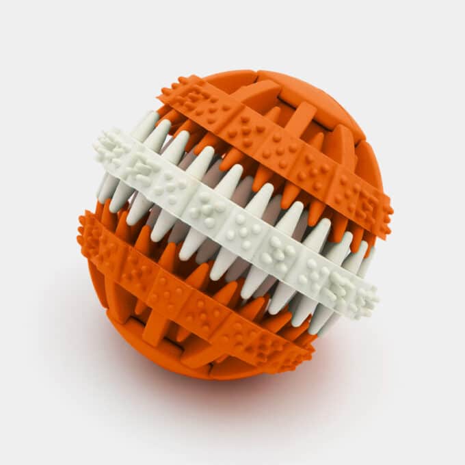 jouet-jeu-alimentaire-balle-croquettes-chien-chiot-antiglouton-3 jouet alimentaire anti glouton balle distributrice de croquettes pour le chien et le chiot