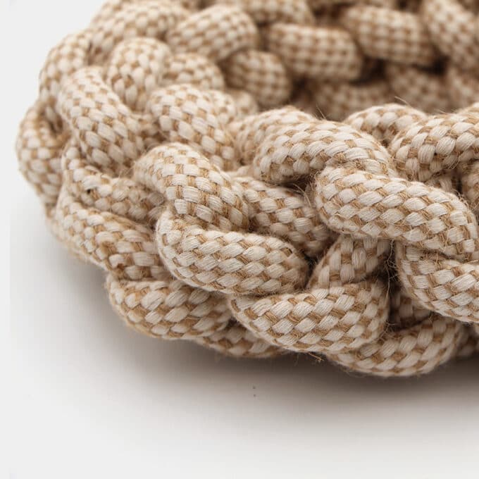 Jouet en corde pour gros chien avec nœuds à mâcher