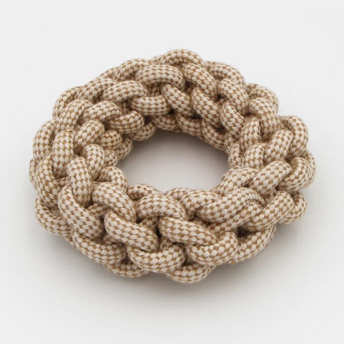 Jouet en corde pour gros chien avec nœuds à mâcher