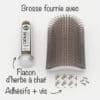 brosse-murale-angle-auto-toilettage-chat-15 Brosse murale auto-toilettage pour chat
