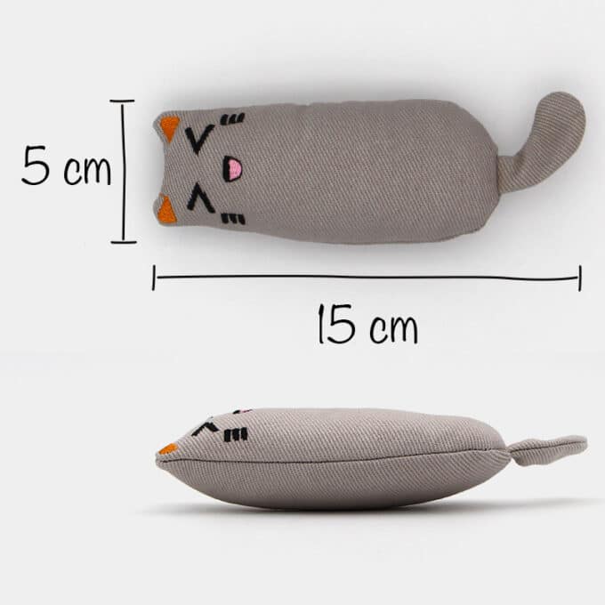 jouet coussin herbe à chat en peluche