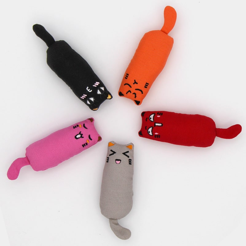 Doudou chat peluche jeunes pousses