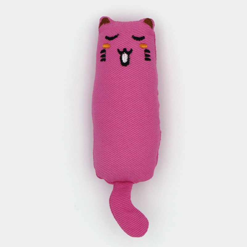 Coussin à l'herbe à chat - peluche imprégnée de cataire - Catedogshop