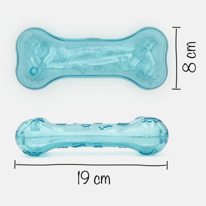 Jouet os qui couine pour chien