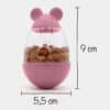 balle-distributrice-croquette-friandise-chat-23 Jouet distributeur de croquettes culbuto pour chat