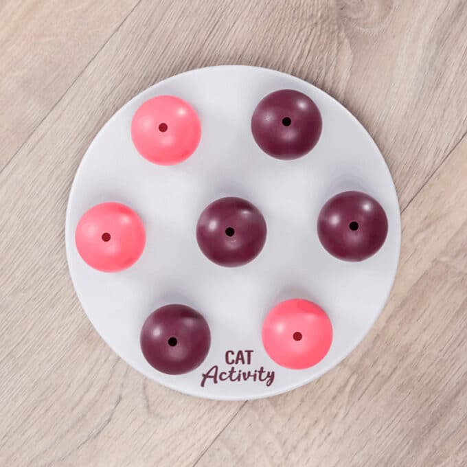 jouet alimentaire solitaire interactif de stratégie et d'intelligence Cat Activity Trixie pour le chat