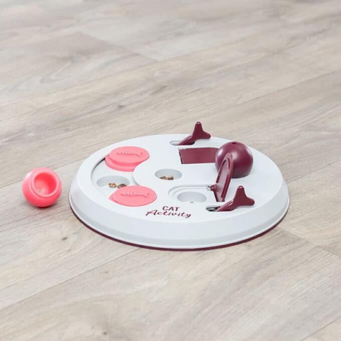jouet-alimentaire-jeu-strategie-cat-activity-trixie-chat-6 jouet alimentaire interactif de stratégie et d'intelligence Cat Activity Trixie pour le chat