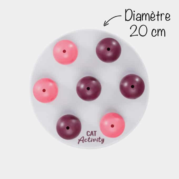 jouet alimentaire solitaire interactif de stratégie et d'intelligence Cat Activity Trixie pour le chat