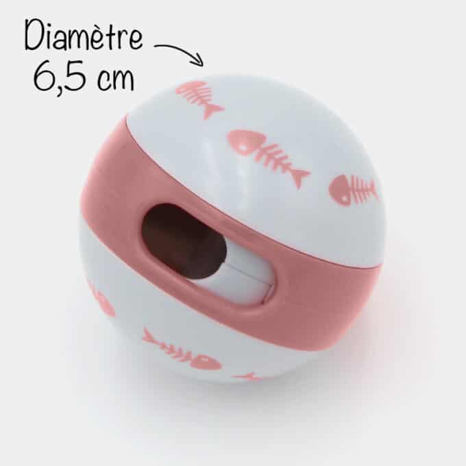 Balle à friandises ou distributrice de croquettes pour chat