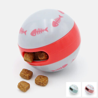 Balle à friandises ou distributrice de croquettes pour chat