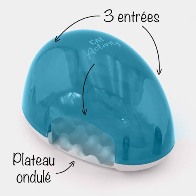 jouet-distributeur-croquettes-friandises-chat-trixie-10 Jeu distributeur de croquettes pour chat Cat Activity Snack Box