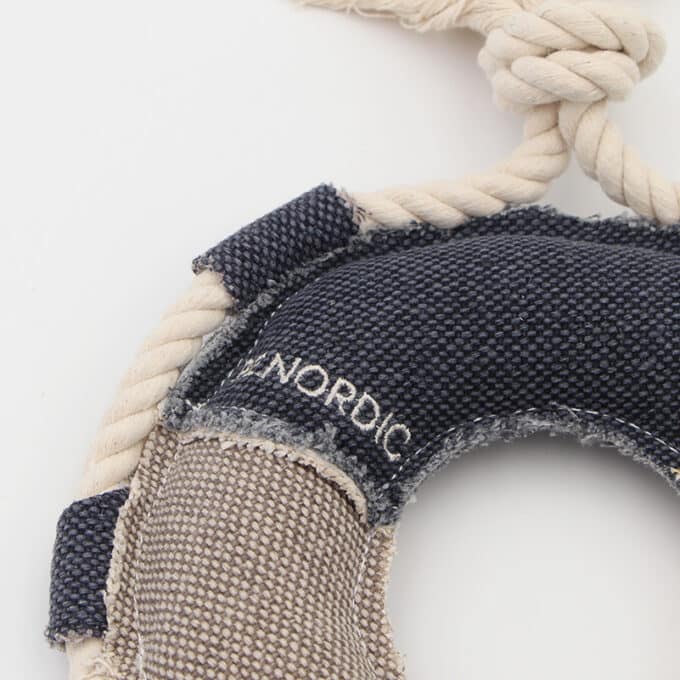 jouet-tissu-chien-macher-lin-corde-2 Jouet en tissu pour chien à mâcher