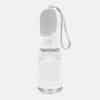 Gourde blanche pour chien et chat en bouteille portable