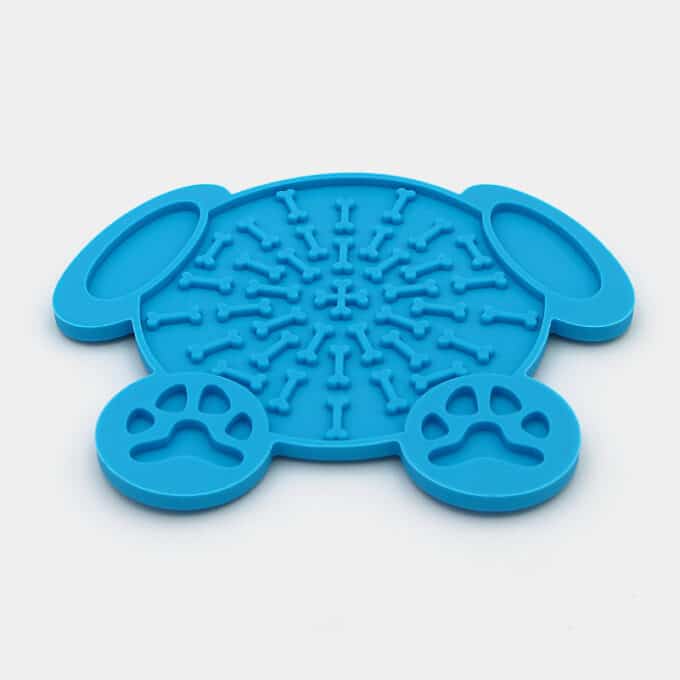 Tapis de léchage pour chien ou assiette à lécher