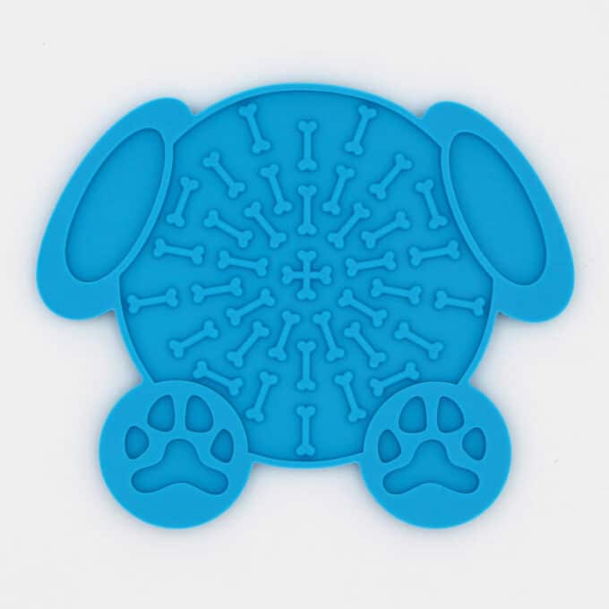 Tapis de léchage pour chien ou assiette à lécher
