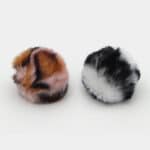Balle pompon pour chat en fourrure