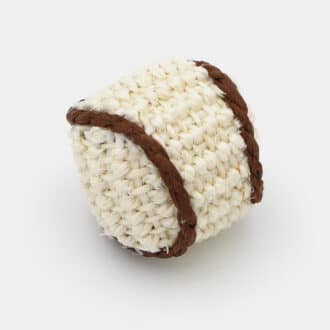 Balle en sisal pour chat avec grelot