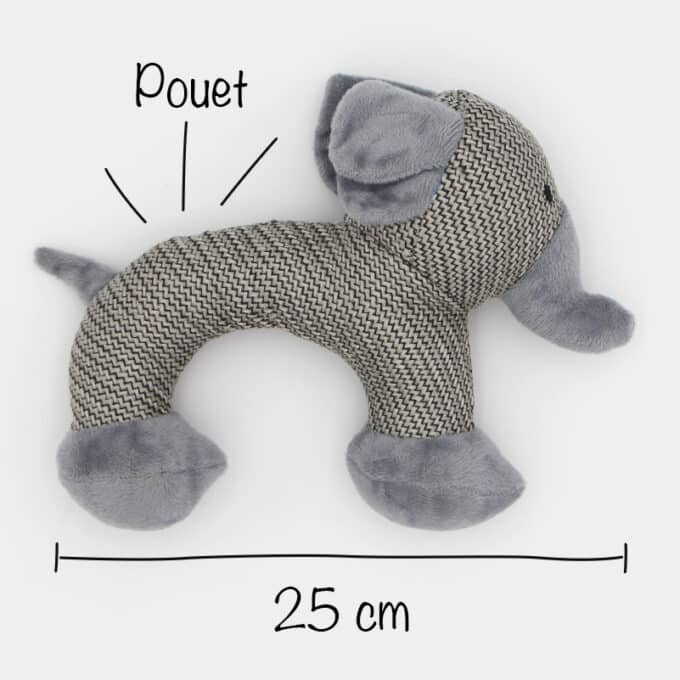 jouet-peluche-chien-chiot-couine-sonore-1 Jouet peluche éléphant sonore pour le chien et le chiot