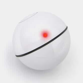 Balle interactive pour chat rotative