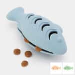 Poisson en caoutchouc distributeur de croquettes ou diffuseur de cataire pour chat