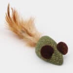 Souris en cataire et plumes pour chat