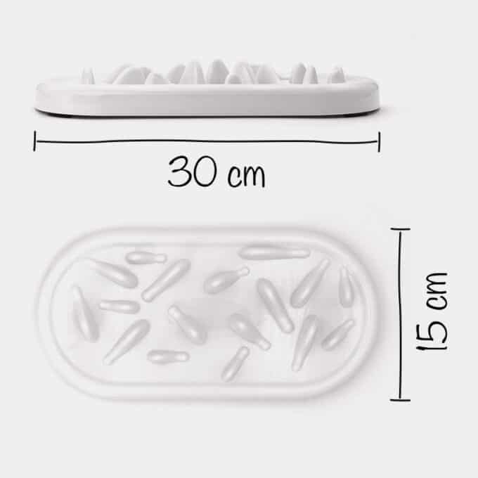 Plateau gamelle anti glouton chat