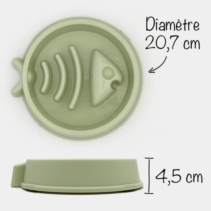 gamelle-antiglouton-chat-poisson-7 Meilleure gamelle anti-glouton chat poisson