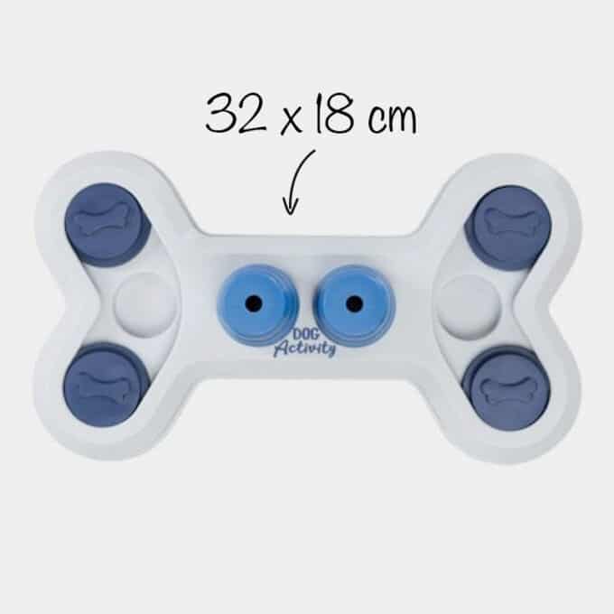 jouet-alimentaire-jeu-strategie-dog-activity-trixie-chien-1 jouet alimentaire interactif de stratégie et d'intelligence Dog Activity Trixie Flip Bone pour le chien