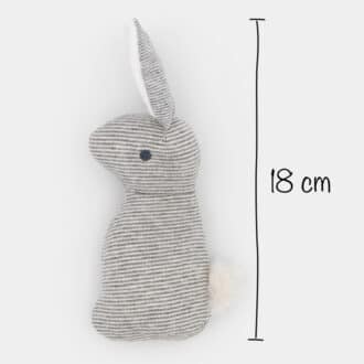 Peluche pour chiot lapin