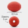 balle-croquette-friandise-solide-rigide-chien-1 Balle indestructible pour chien distributrice de croquettes