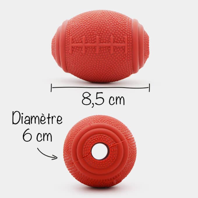 balle-croquette-friandise-solide-rigide-chien-1 Balle indestructible pour chien distributrice de croquettes
