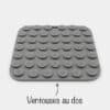 tapis-lechage-chat-chat-plateau-assiette-lecher-1 Tapis de léchage pour chien et chat ou assiette à lécher